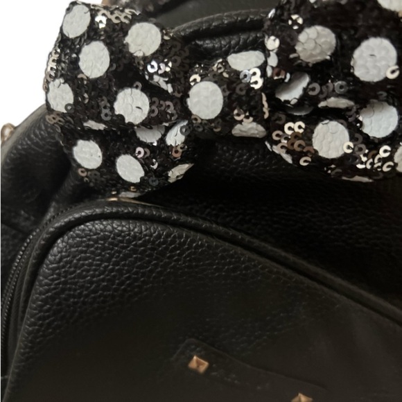 Disney Women’s Black Minnie Mouse Backpack Purse - Picture 3 of 7